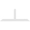 Ekena Millwork Portland Architectural Grade PVC Gable Bracket, 60"W x 25"H x 2"D x 4"F, 10/12 Pitch GBP060X25X0204POR00 - alternate 2